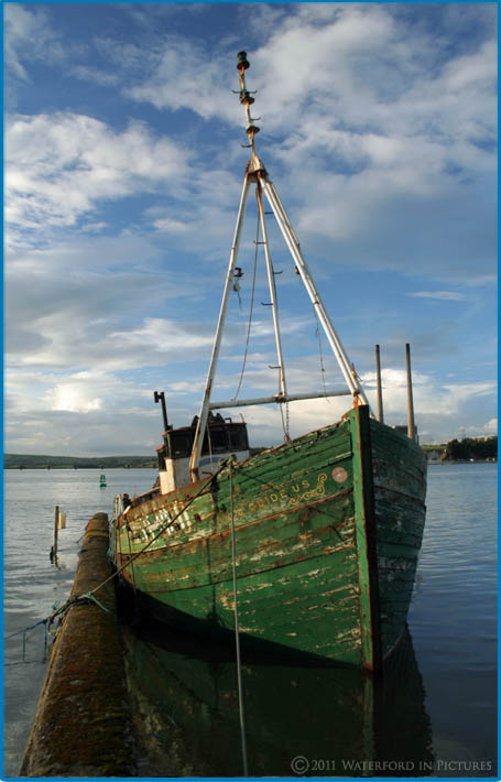 An old fishing trawler 